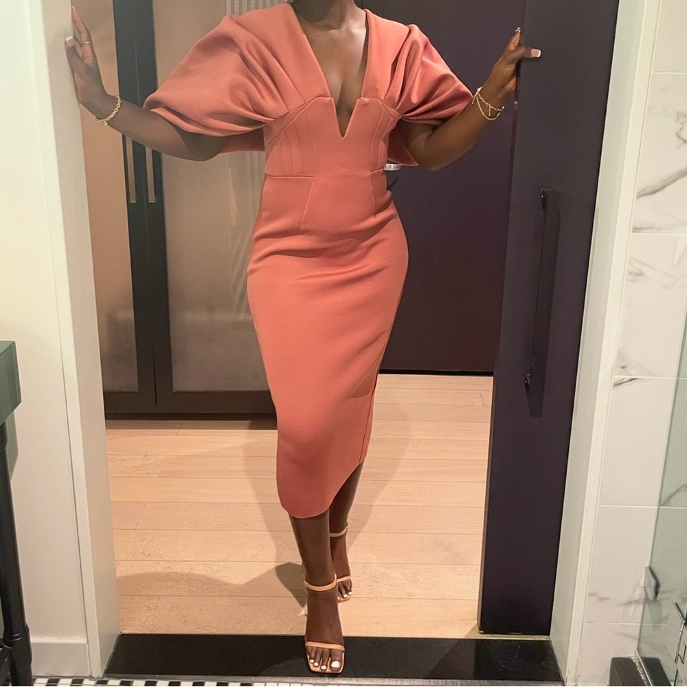ASOS Terracotta Midi Dress